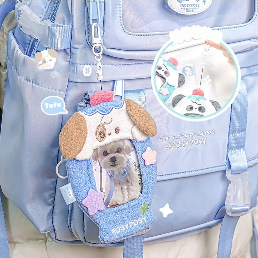 

Cat Animal Photocard Holder Kawaii Kpop Idol Dog Bus Card Holder ID Card Cover Card Sleeve Plush Kpop Photocard Holder Girl