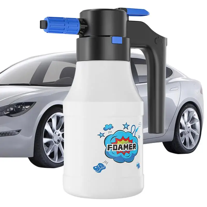 

Car Wash Sprayer High Pressure Foaming Sprayer Foam Washer Electric Detailing Sprayer 1.5L Foam Sprayer Spray Foam Cleaner for