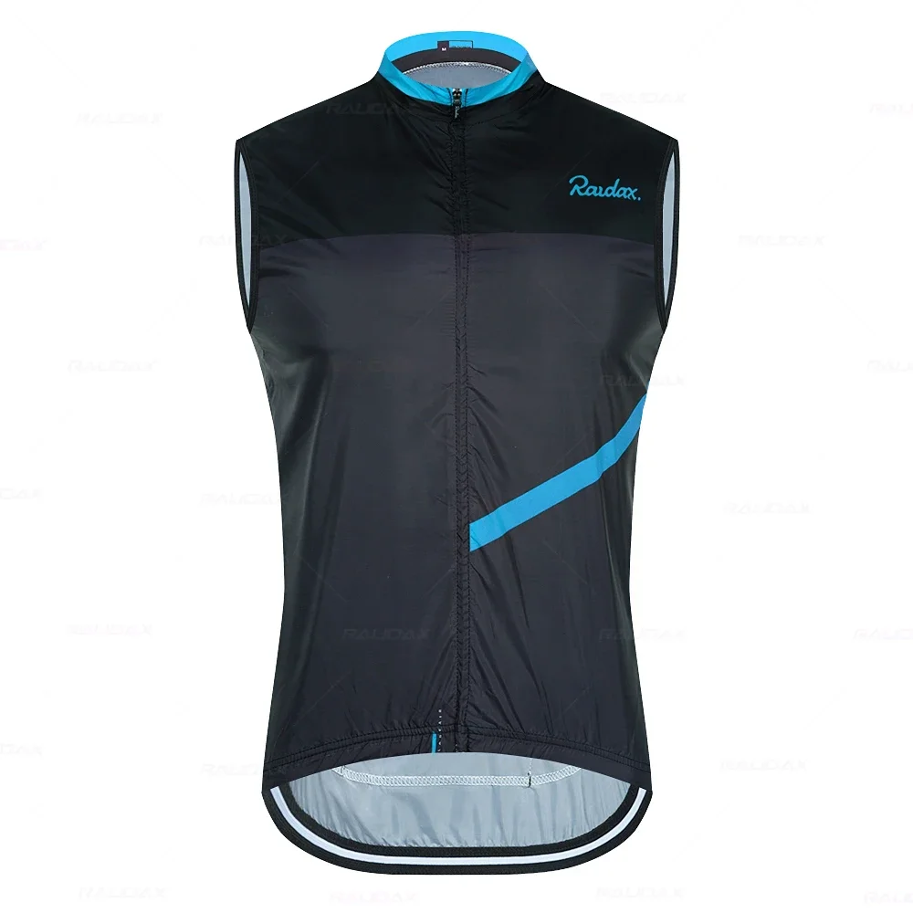 Raudax-Windproof Cycling Jackets, Unisex Clothing, Bike Maillot, Sport, Sleeveless, Light, Offroad Cycling Jersey,