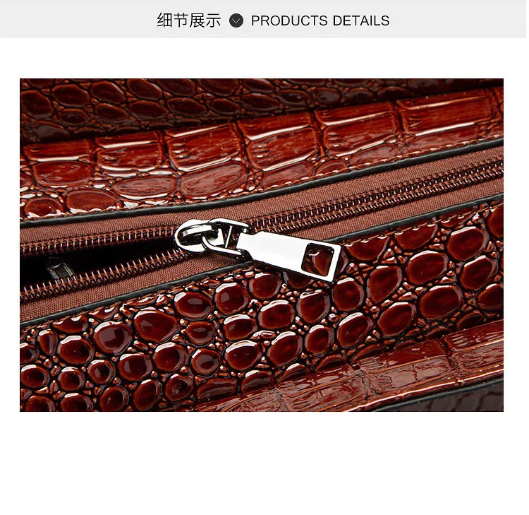 New Casual Women Shoulder Bag Brand Luxury Tote Vintage Messenger bag Stitching Print Women top handle leather bag Designer