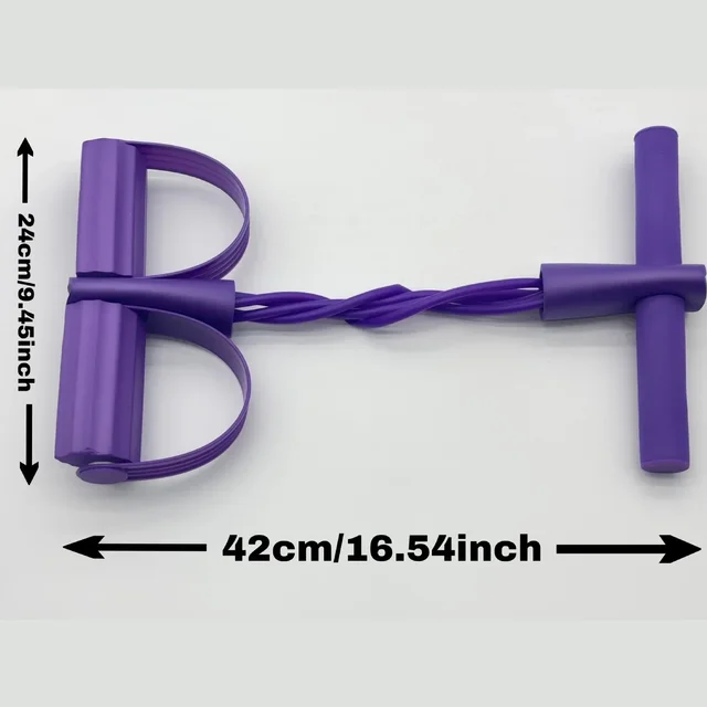 4/6Tube Pedal Tensioner Multi-Functional Household Fitness Equipment Yoga Abdominal Strengthening Elastic Band Tension Rope 5