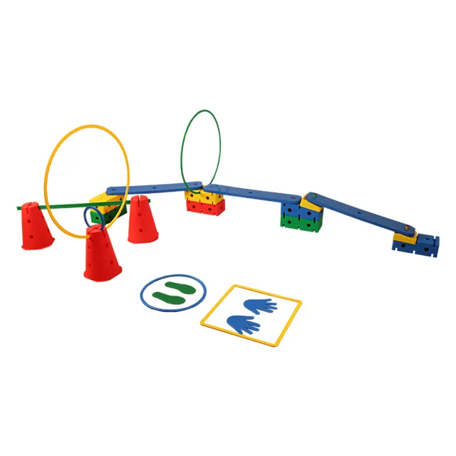 Hopscotch Ring Game Círculo De Jogo De Amarelinha Infantil, 10 Círculos E  10 Botões Podem Ser Montados Em Will, Divertido Jogo De Piso (Size : 28cm)