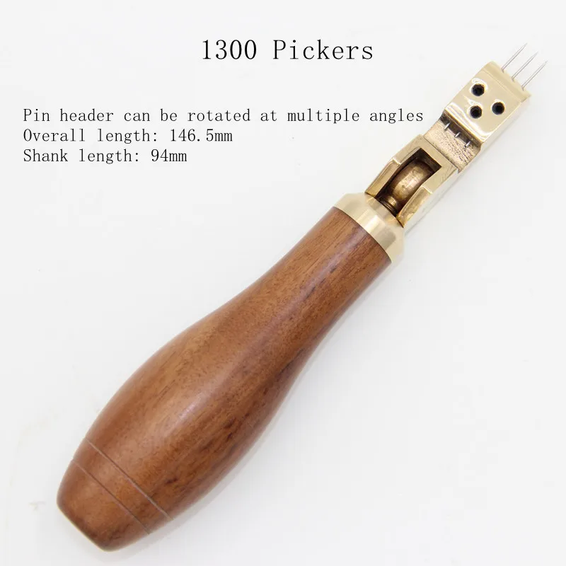 Precise Piano tuning repair tools, pin pliers, pin headers, rotatable, retractable, bendable, gourd-shaped mahogany handle.