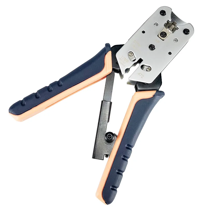 Zoerax-network Crimping Tool Modular Crimper Networking Wire Tool Kit Cortar e Cortar Cabos de Rede Apenas para 8p Rj45 - Imagem 6