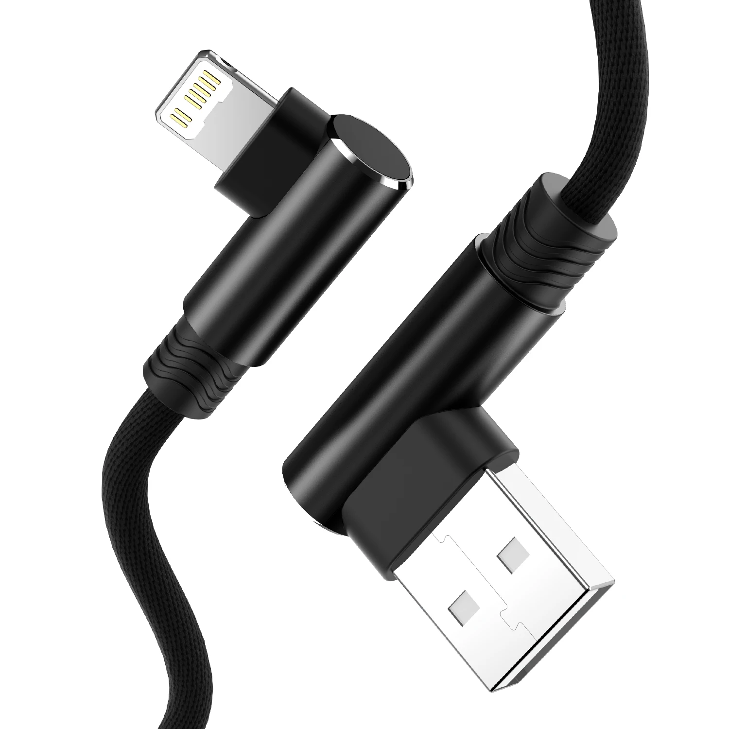 ตัวเลือกสินค้า สายชาร์จ USB 90 องศา สำหรับ iPhone และ iPad