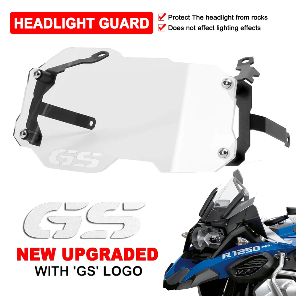 

Motorcycle Headlight Protector For BMW R1250GS Adventure Acrylic Head Light Guard Cover R1200GS GS R1250 R1200 LC ADV 2013-2023