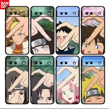 

Hot Anime Naruto Cute Shockproof For Google Pixel 6 6a 6Pro 5 5a 4 4a XL Black Soft Phone Case Silicone Cover Fundas Coque Capa