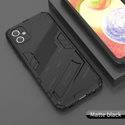 Shockproof Armor Cover - Premium Protection Phone Case for Samsung S23 Plus (Black)