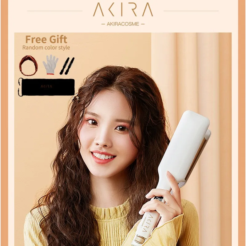 

Japan Akira Ceramic Hair Curler，Negative ion Automatic Iron PTC Flat Iron Hair Styling