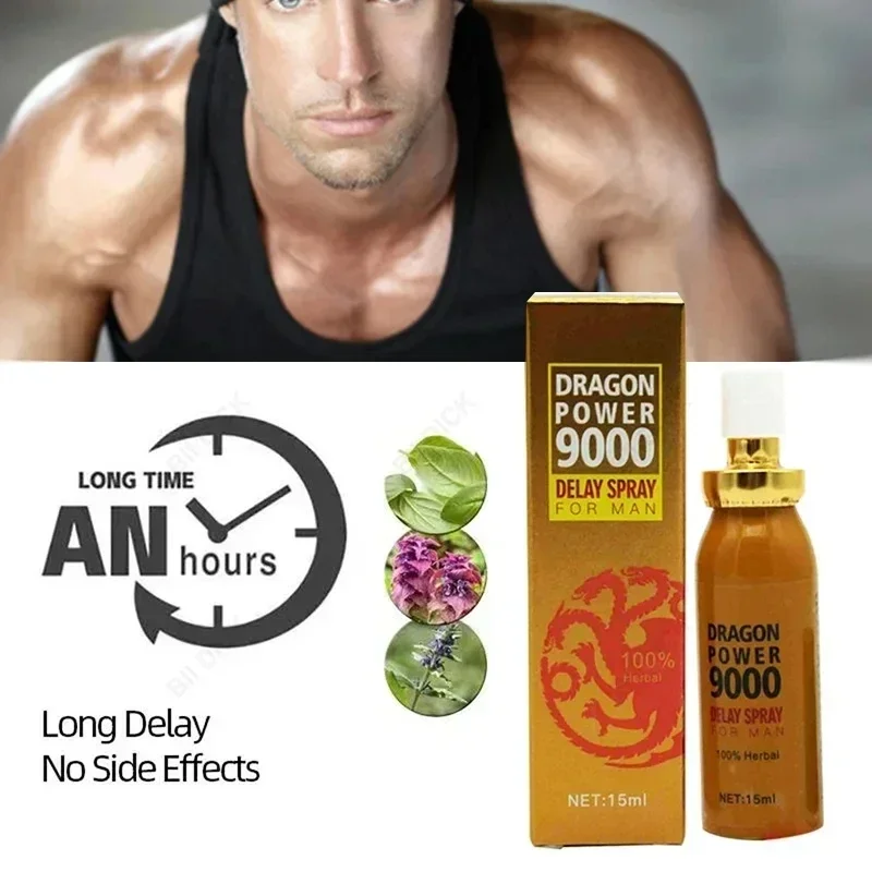 Dragon Power 9000 Delay Spray Iconic Delay Ejection Spray-Climax Control Men Non-Irritating Climax Oil for Men 18+ sex delay spray men products