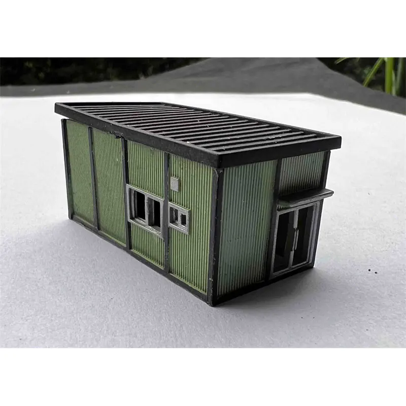 1/144 N Scale Building Model Board House Model Train Scene Miniature Collection Sand Table Landscape Assemble Model - Image 2