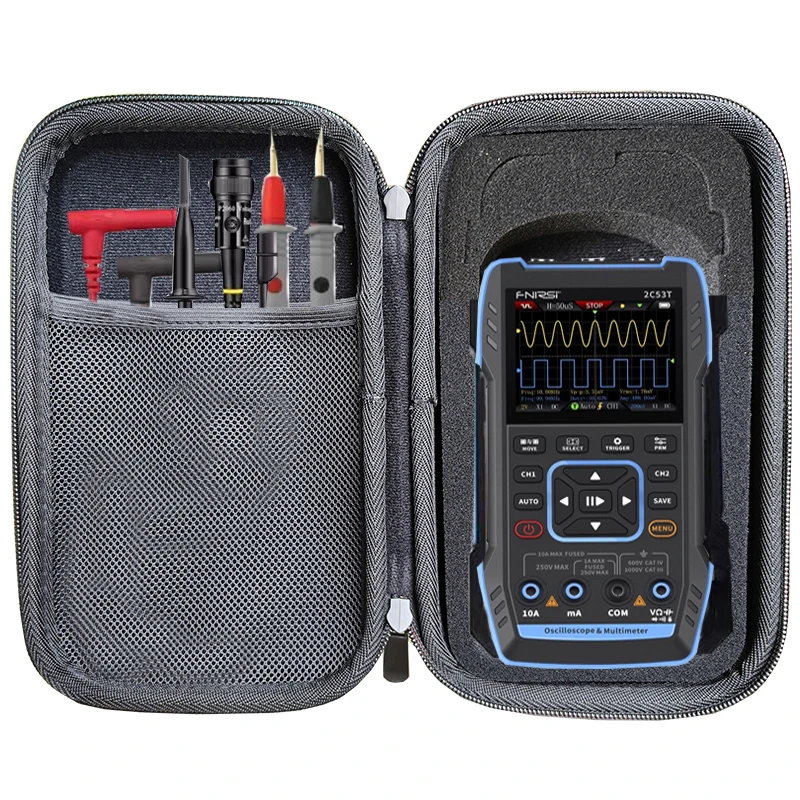 Durable Hard EVA Travel Storage Case for Digital Oscilloscope Multimeter