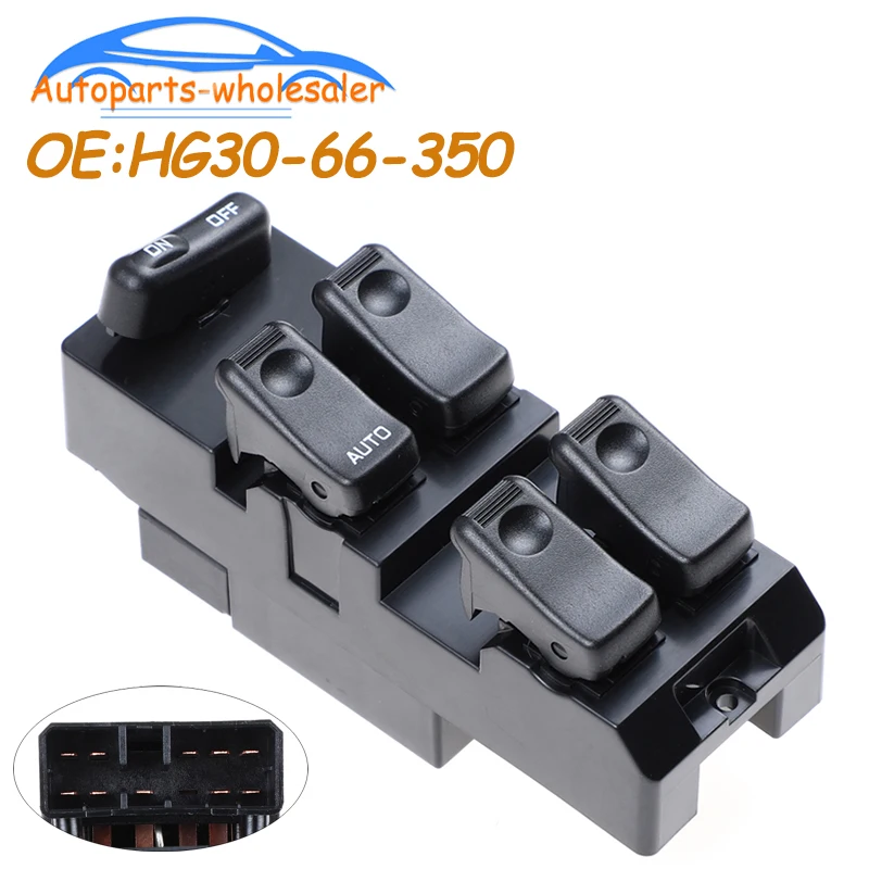 Electric Power Window Switch Lifter Control button HG30-66-350 HG3066350 For