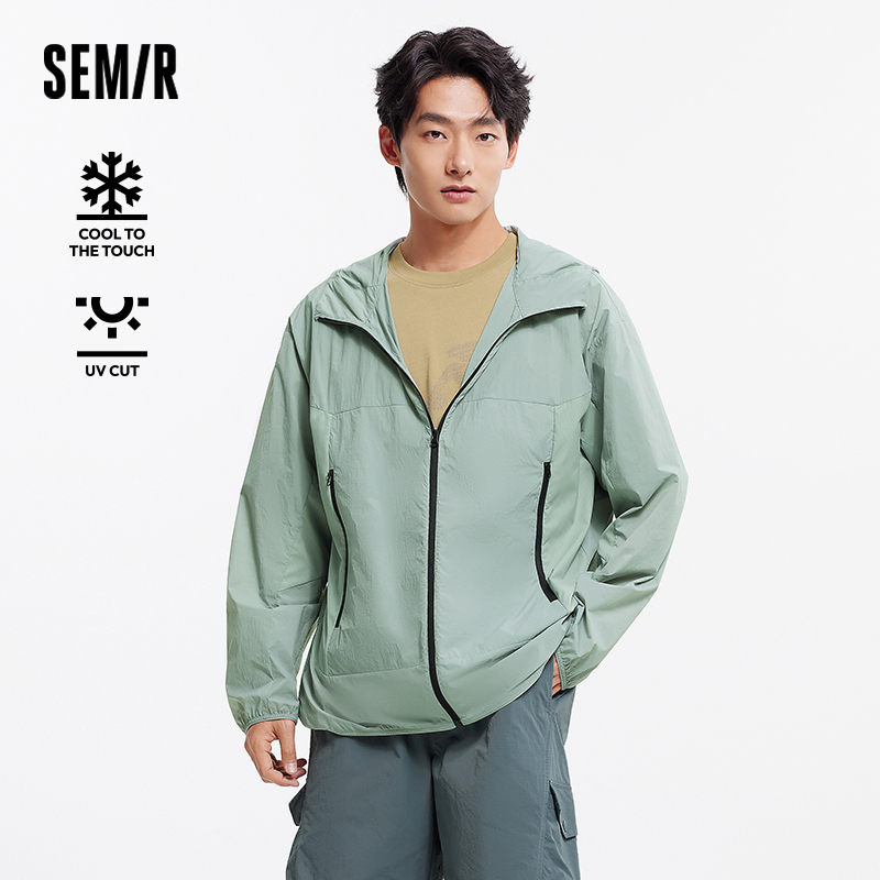 Semir Sun Protection Jacket Men Lightweight Cool Feeling Triple Protection Hooded Top 2025 New Summer Jacket for Outdoor