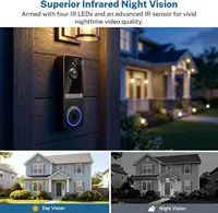 Wireless Video Doorbell Camera with Cloud Storage, Night Vision, Real-Time Alerts for Home Security - Image 2