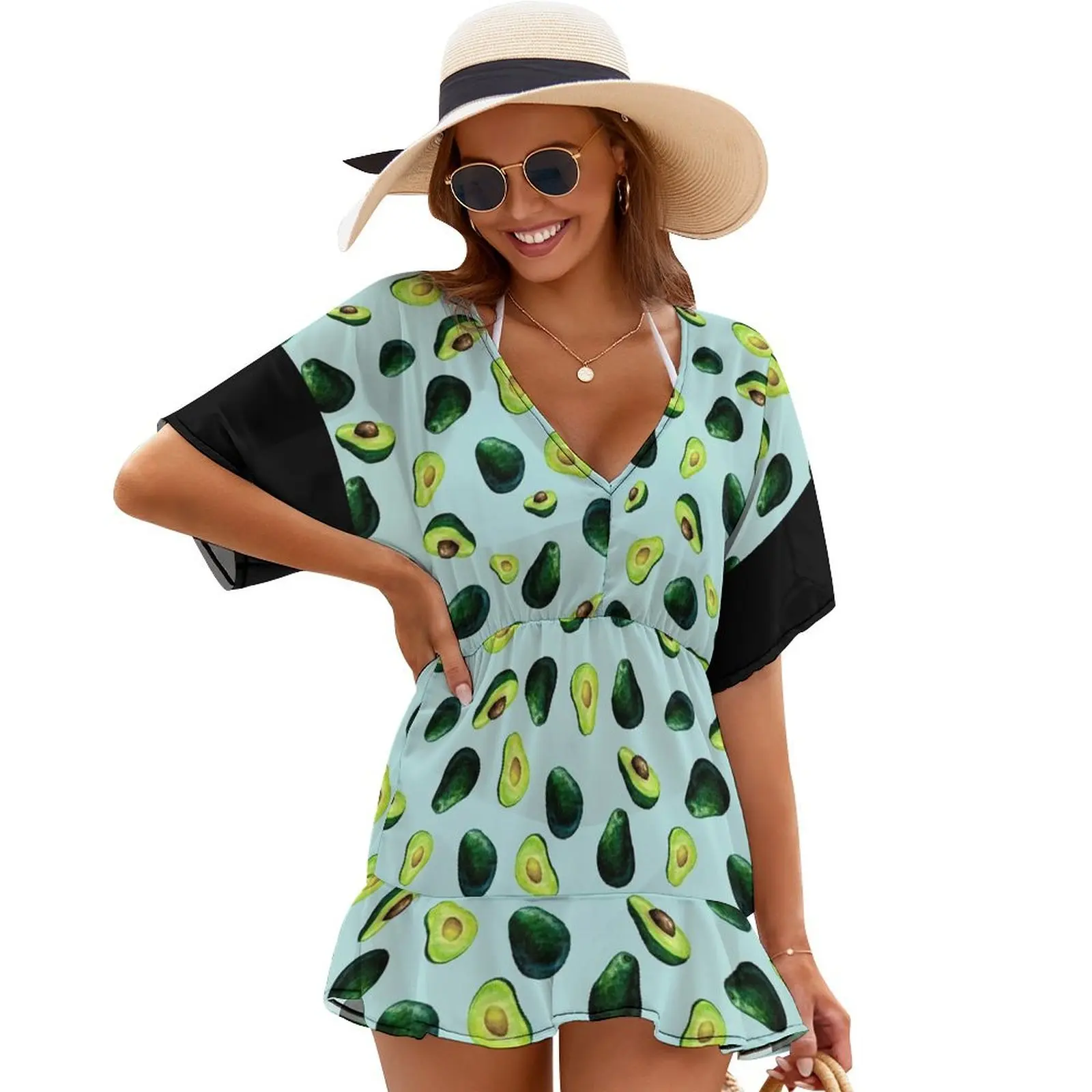 

Avocado Pattern Cover Ups Women's summer long dress cocktail dresses dress women summer 2024 women clothes