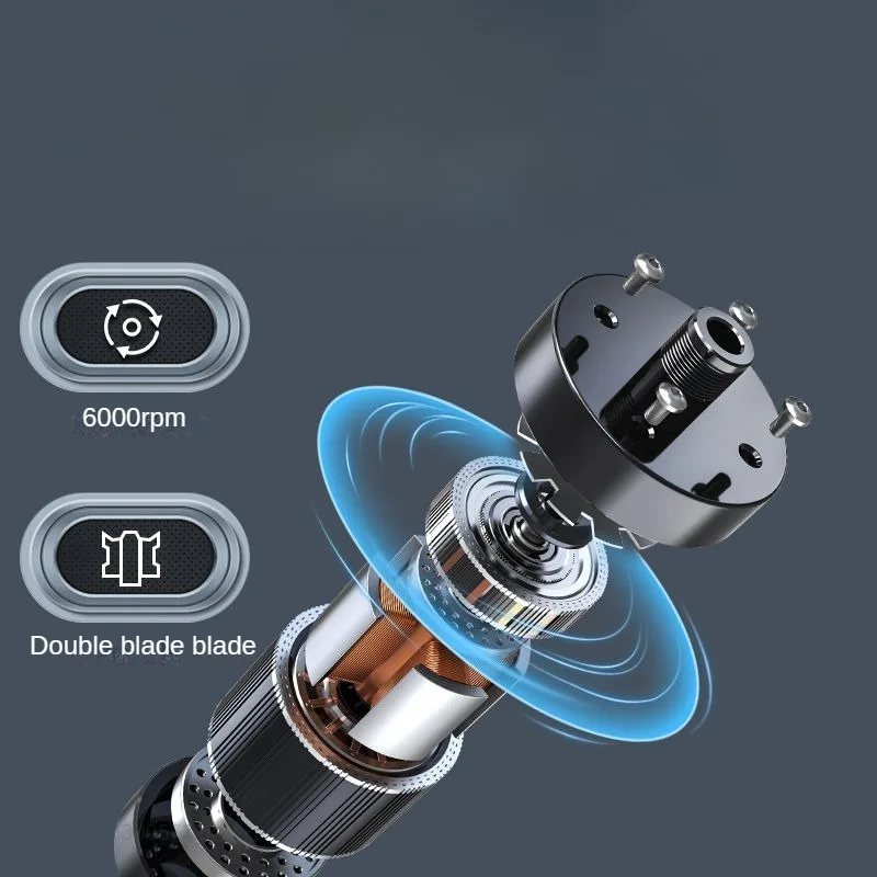 Xiaomi KONKA Nose Hair Trimmer Electric Nose Hair Shaver Portable Nose Hair Scraping Charging Double-edged Smooth Shaver Head 5