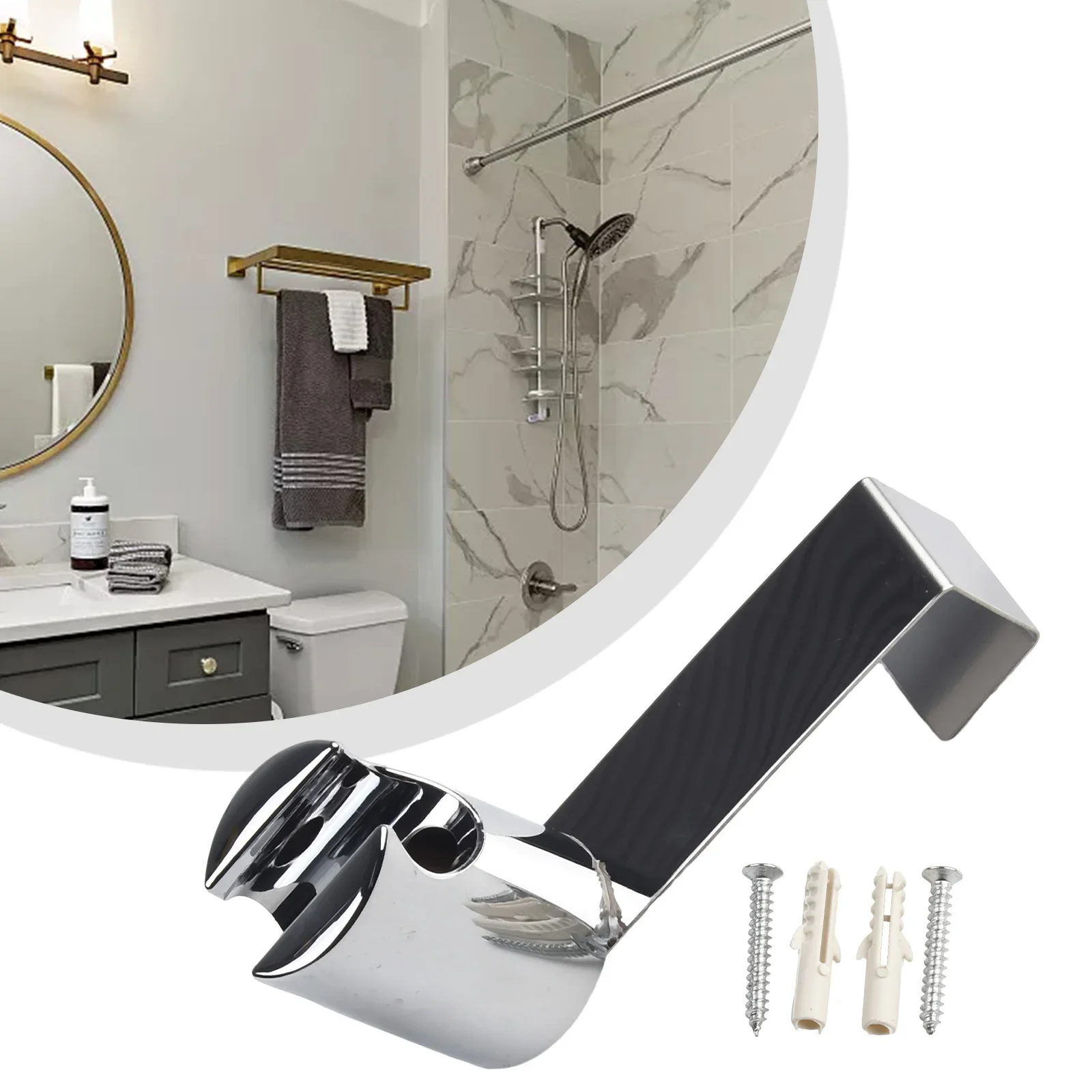 Toilet Bidet Sprayer Holder Bidet Attachments Electroplating Plated Treatment Environment Holder Pressure: 2KG