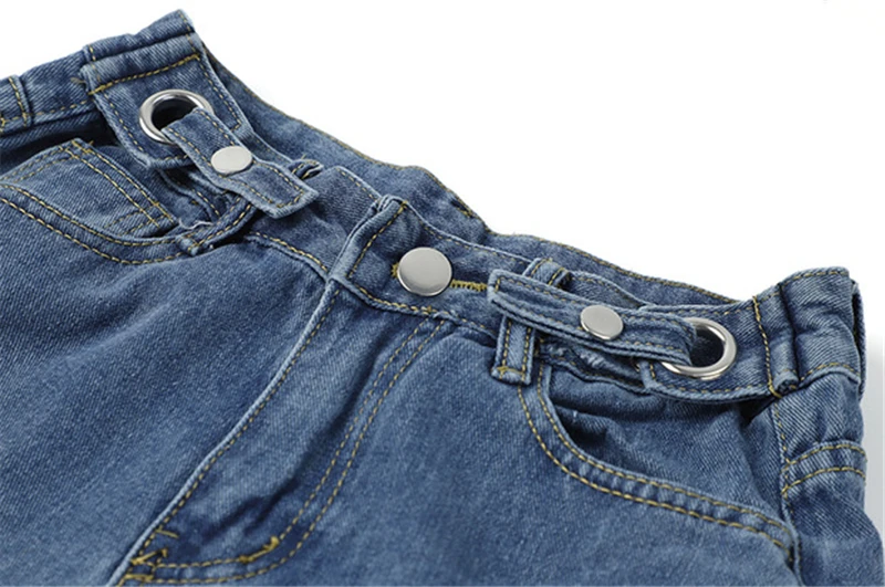 versace jeans couture Women's Pants 2022 Streetwear Straight Solid Color High Waist Trouser Baggy Fashion Girl All-Match Wide Leg Denim Pants Female flare jeans