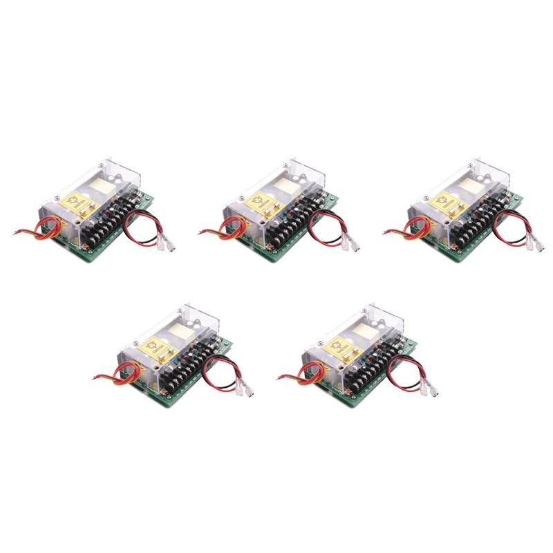 

5X DC 12V 5A UPS Fuction Door Access Control Power Supply Use For Access Control System Switch Remote Lock AC 110V-240V