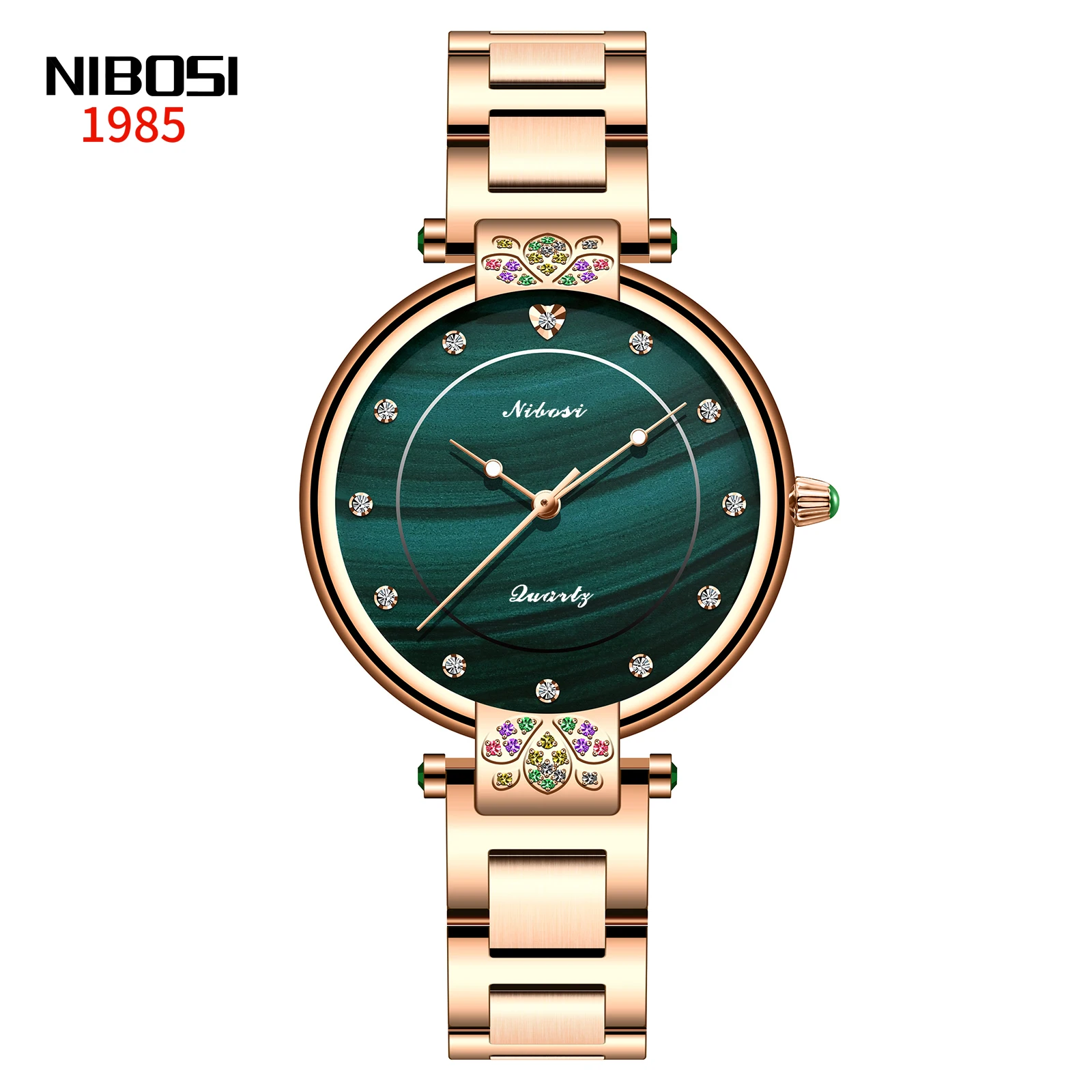 2021 NIBOSI Fashion Ladies Watch Brand Ladies Creative Steel  Women Bracelet Watches Female Waterproof Clocks Relogio Feminino 