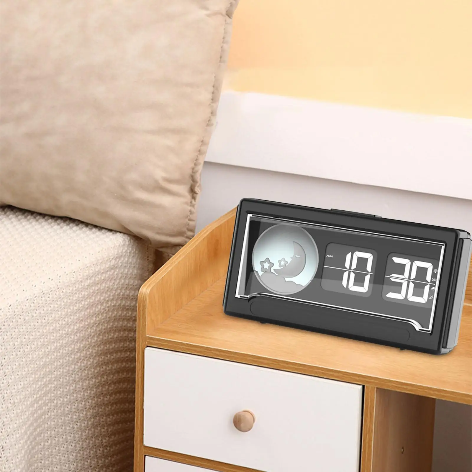 Auto Flip Clock Vintage Clock Flip Page Turning Clocks for Bedroom Decor Desk Page Turn Analog Desk