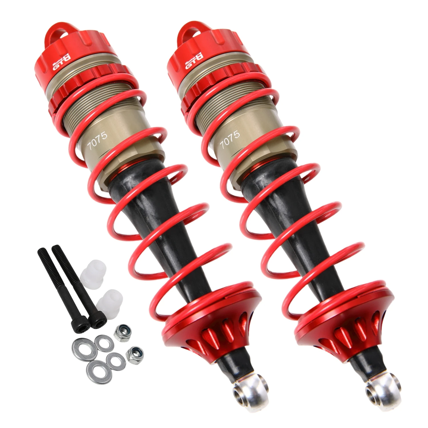GTB CNC Aluminum Hard Anodized 7075 Front Rear Shock