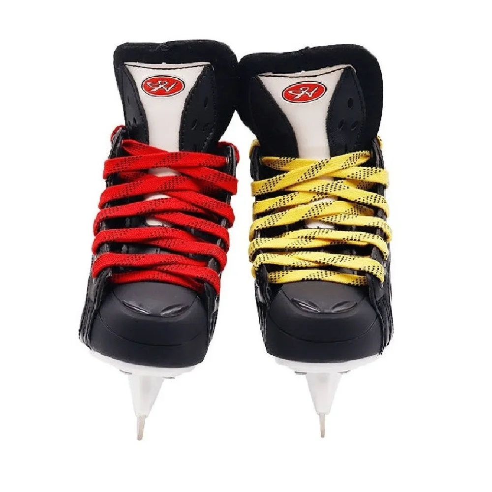 Skate Laces 8 Different Length Dual Layer Braid Extra Reinforced Tips Waxed Tip Design Suit For Ice Hockey Skate Hockey Shoelace
