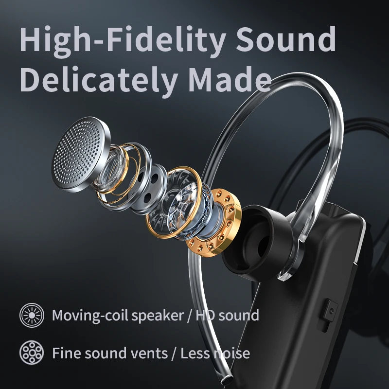 Remax T9 Bluetooth Earphone Wireless 5.0 Headset Dual-phone Connection Noise Reduction HD For Call 5
