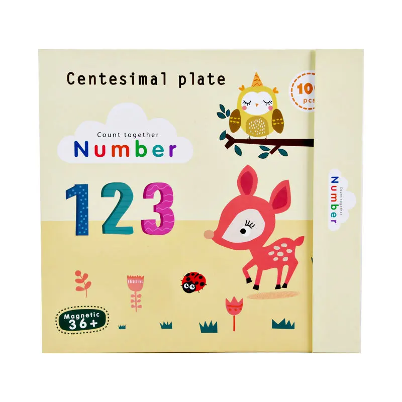 Kindergarten Magnetic Digital Board Early Education Mathematics 1-100 Board Addition Subtraction Training 5