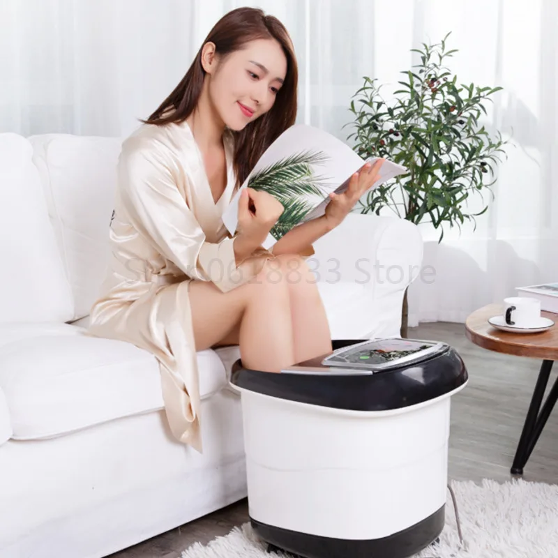 

Foot soaking bucket full-automatic foot massage bathtub household health care constant temperature foot washing basin
