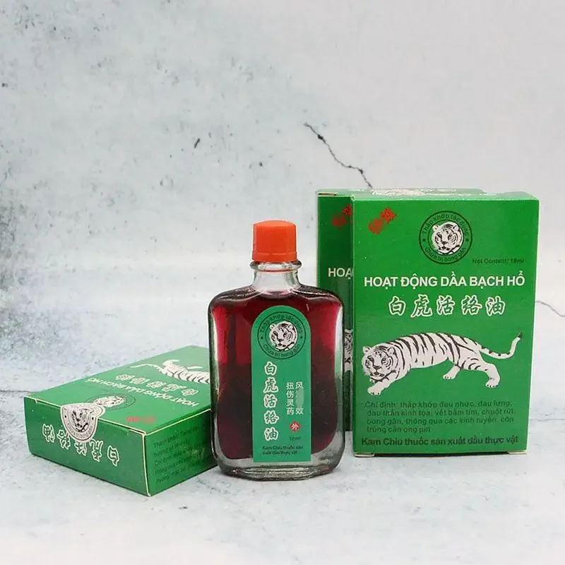 18ml White Tiger Balm Oil Shoulder Osteoarthritis Bone Spurs Cervical Spondylosis Pain Relief Rheumatic Pain Leg Frozen