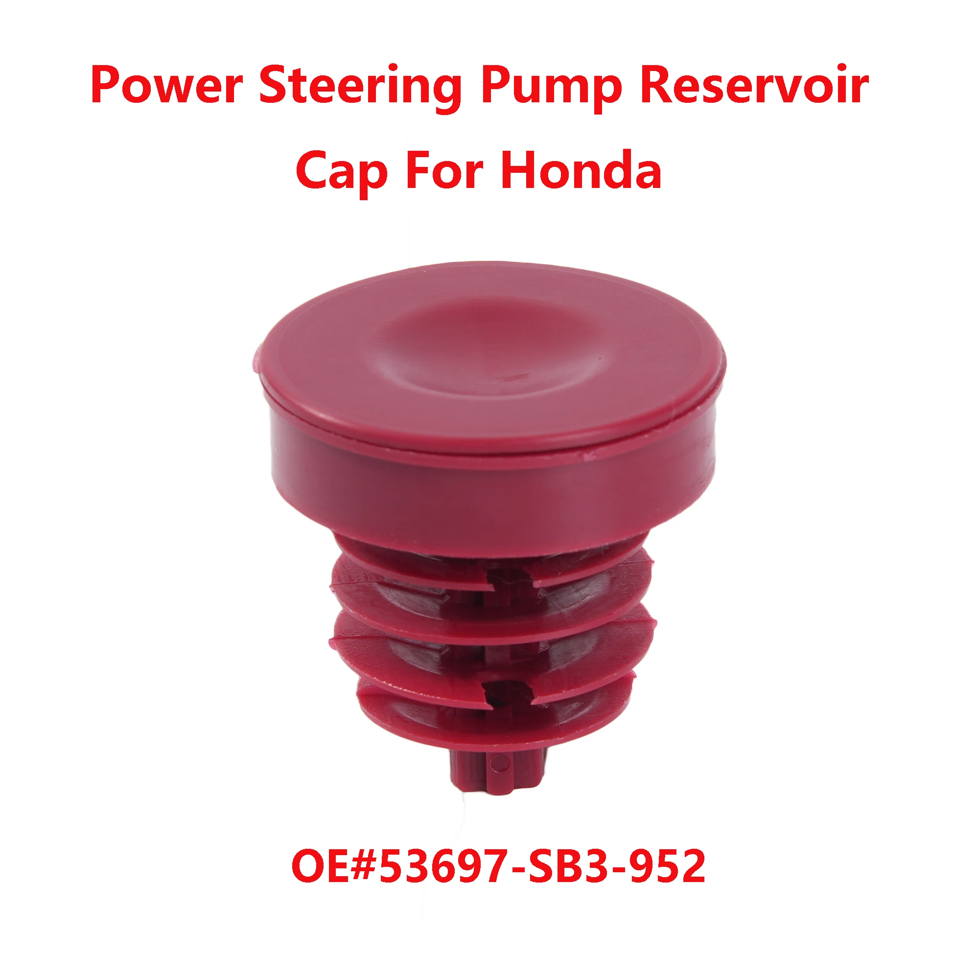 1 Pcs Car Power Steering Pump Bottle Reservoir Cap For Honda Accord Civic CRV Del Sol Element Odyssey Pilot Prelude 53697-SB3-952 power steering reservoir cap