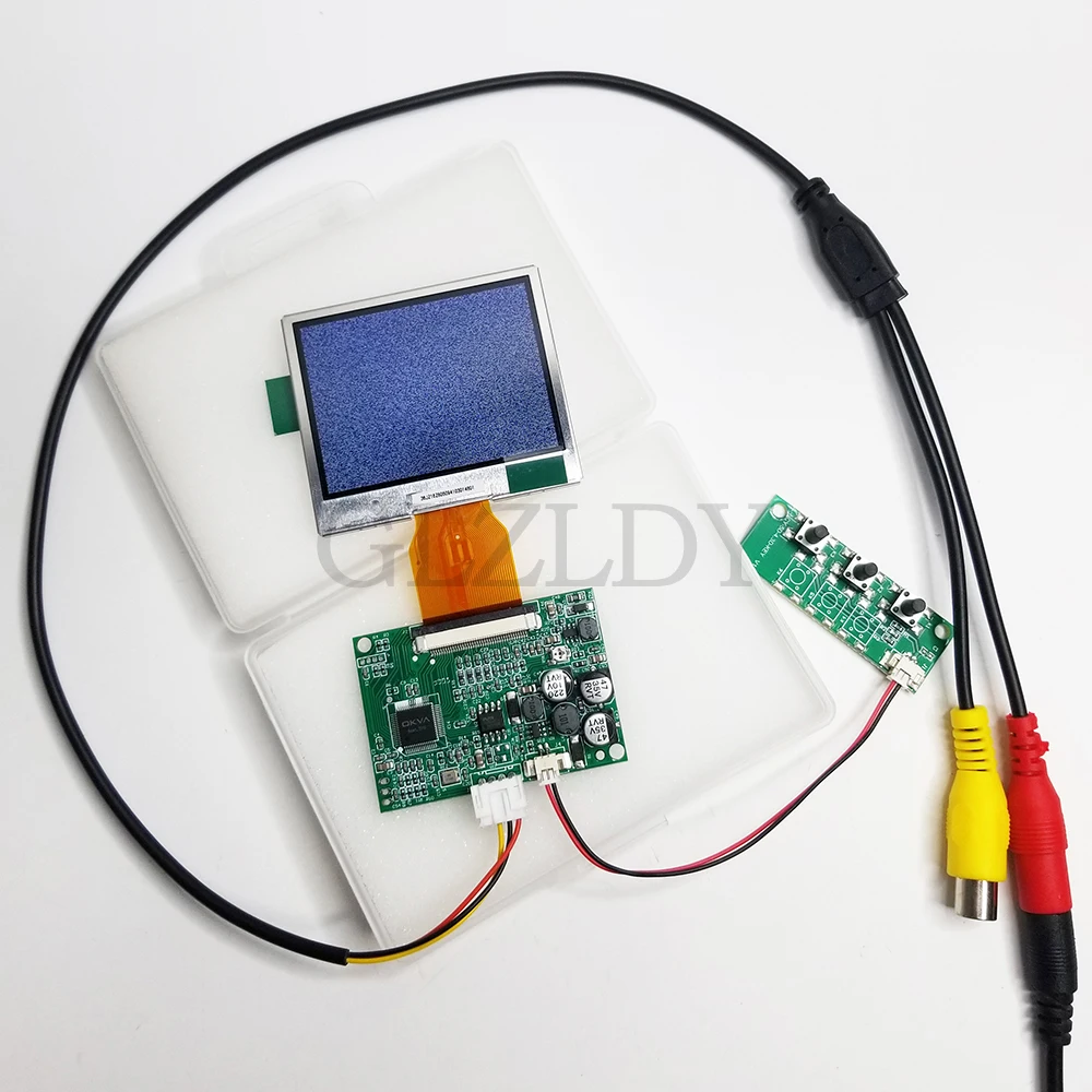 Écran TFT LCD 2.4 pouces A024CN02 480x234 NTSC/PAL pour drone FPV caméra CCTV