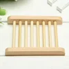 WBBOOMING 1pcs/6pcs Natural Wooden Bamboo Soap Dish Tray Rack Plate Box Holder Soap Storage Organizer Bathroom Drain Shelves 5