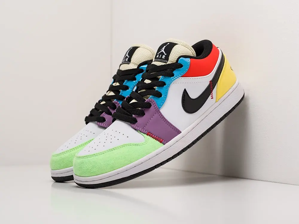 Sneakers Nike Air Jordan 1 Lage Multi gekleurde Demisezon Voor  Mannen|Vulkanische schoenen voor Mannen| - AliExpress