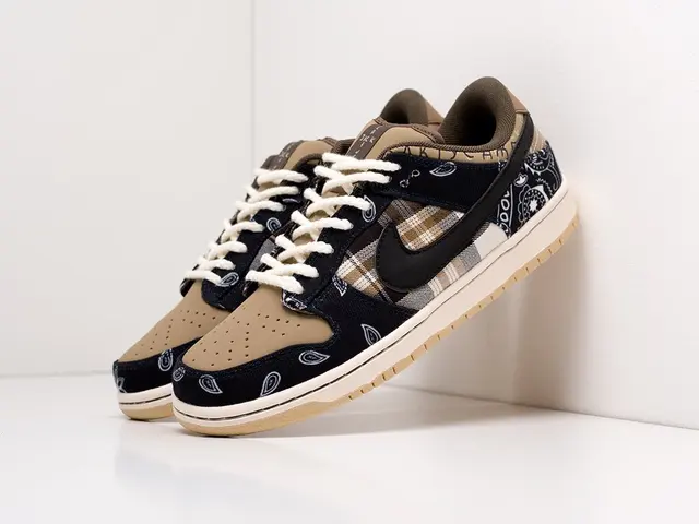 Folleto altura Corea Zapatillas Nike SB Dunk Low x Travis Scott marrón demisezon hombre|Calzado  vulcanizado de hombre| - AliExpress