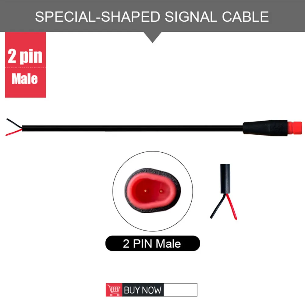 

Shaped Extension Cord 80cm Cable DIY Electric Bike For Bafang Julet Connector Part Plastic+Steel 2/3/4/5/6 Pin