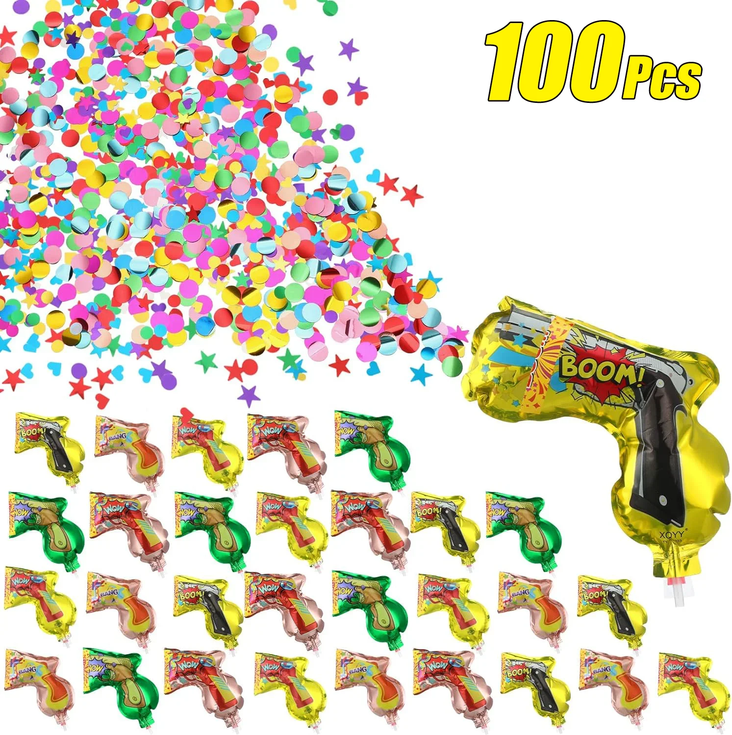 FireworkGunHandheldConfettiMultiColourInflatablesColourful