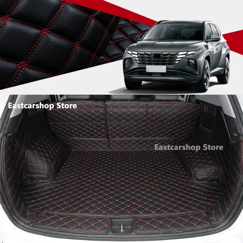 For Hyundai Tucson NX4 2021 2022 Car All Inclusive Rear Trunk Mat Cargo Boot Liner Tray Waterproof Boot Luggage Cover Accessorie