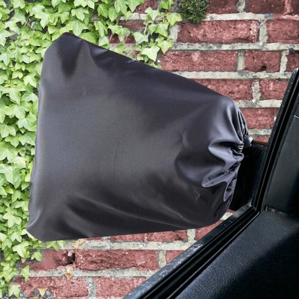 

Protection Shield Protector Cover Waterproof Cover 1 Pair 33*27CM Black Car Rearview Mirror Cover Mirror Cover
