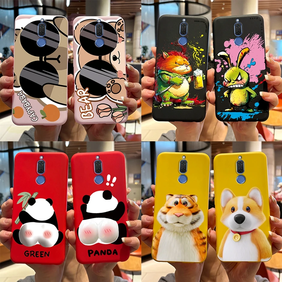Роскошный квадратный Мягкий чехол из жидкого силикона для Huawei Mate 10 Lite, чехол для Huawei Nova 2i,Maimang 6,Honor9i (Индия), G10