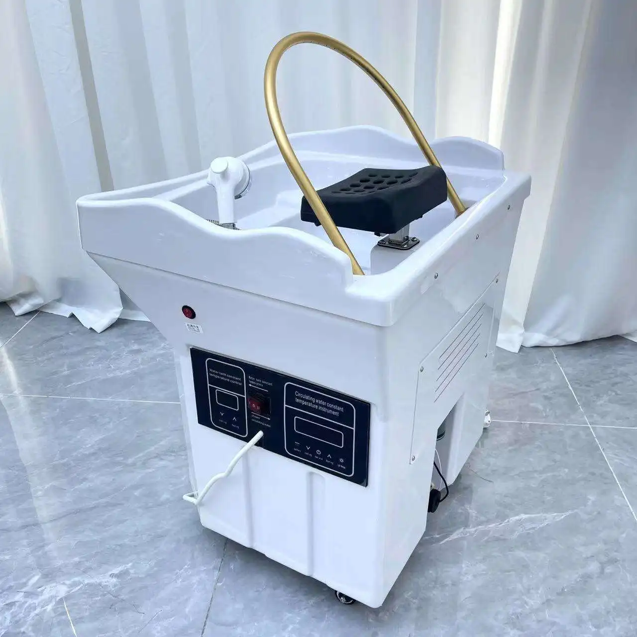 2024 Hot Sale Hair Washing Bed Portable Head Spa Equipment Mobile Shampoo Chair Basin In Stock 5