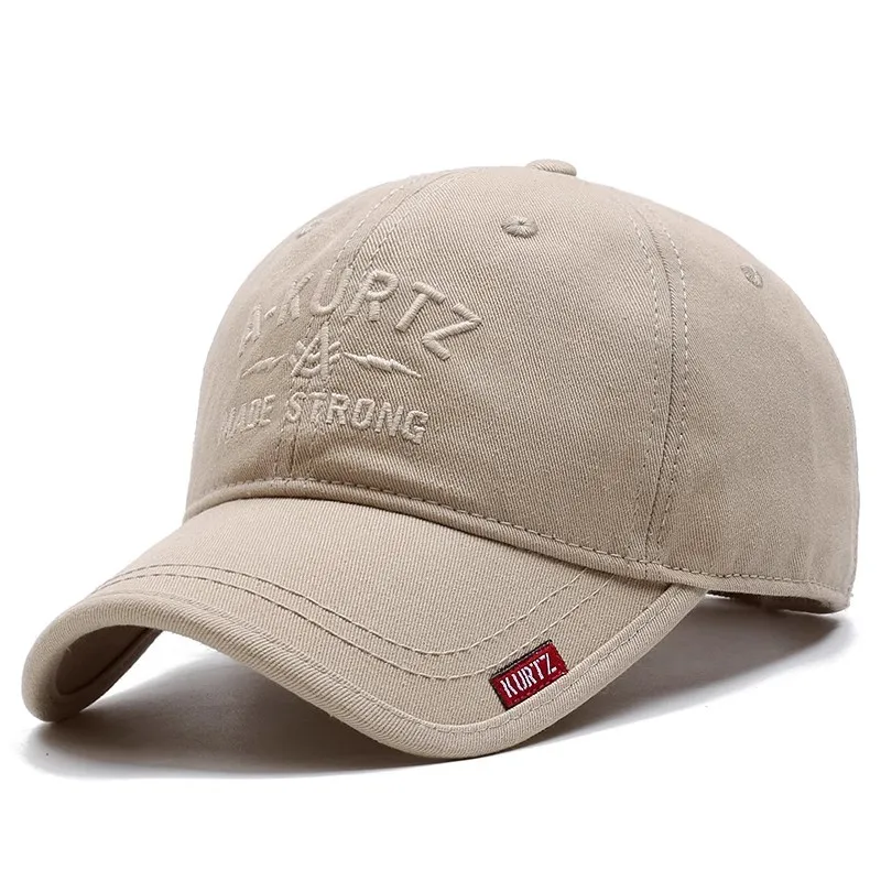 Top Quality Cotton Soft Sun Hats Big Bone Man Causal Peaked Hat Male Plus Size Baseball Caps 56-62cm 3
