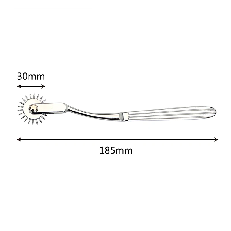 Stainless Steel Pinwheel Needles Wheel Roller Sex Toys For Women Vaginal Nipple Massager Clitoris Stimulator Couple Erotic Goods