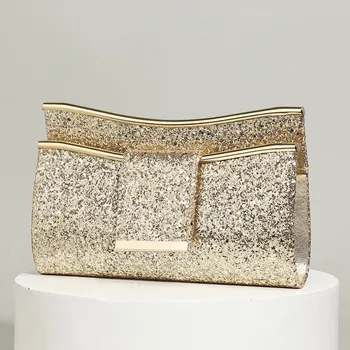 Nuova pochette dallo stile raffinato ed elegante, borsa da sera Lite per celebrità, borsa versatile con catena per abiti da sera da donna.