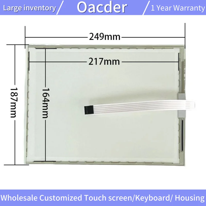 10.4" 5-core SCN-A5-FLT10.4-Z03-0H1-R Touch Screen Glass 249*187MM E073006 E854522 SCN-A5-FLT10.4-Z01-0H1-R Touchpad