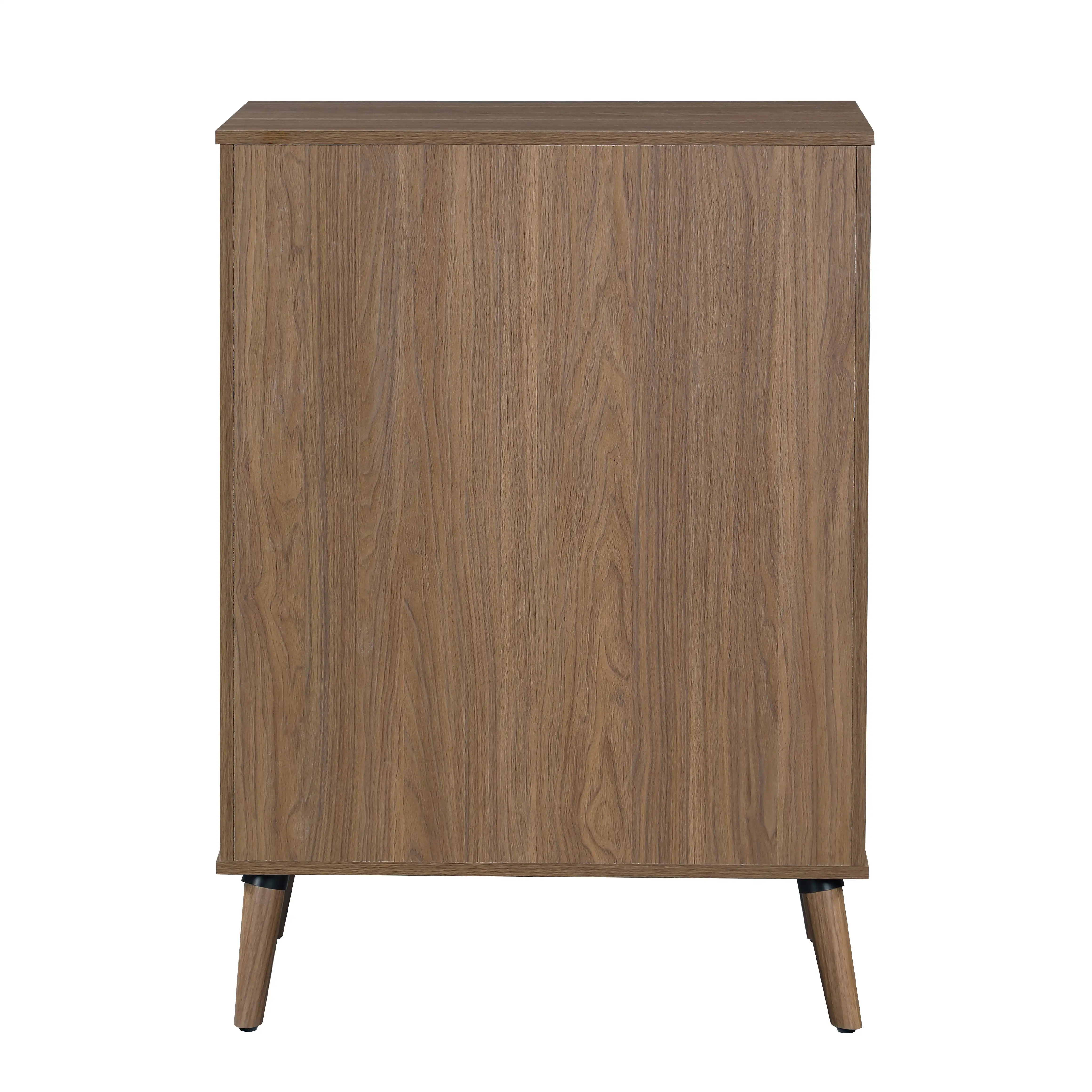 Description Picture 4 of itemMainstays Modern 4 Drawer Dresser Bedroom Brown Walnut