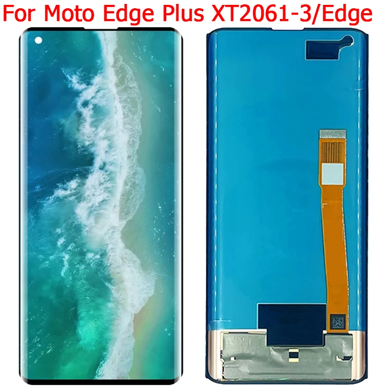 

6.7" Moto Edge+ Display For Motorola Moto Edge Plus XT2061-3 XT2063-3 LCD Screen Display With Frame Touch Digitizer Panel Parts