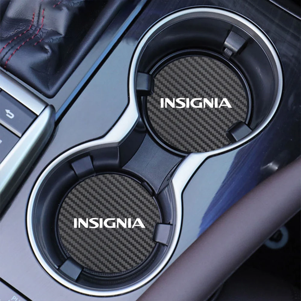 Cup Holder Coasters Car Non Slip Mat Non Slip Mat Cup Holder Inserts Car Coaster Pads Cup Holder Insert For Opel Insignia 2PCS Car Cup Slot Non-Slip Mat Pad